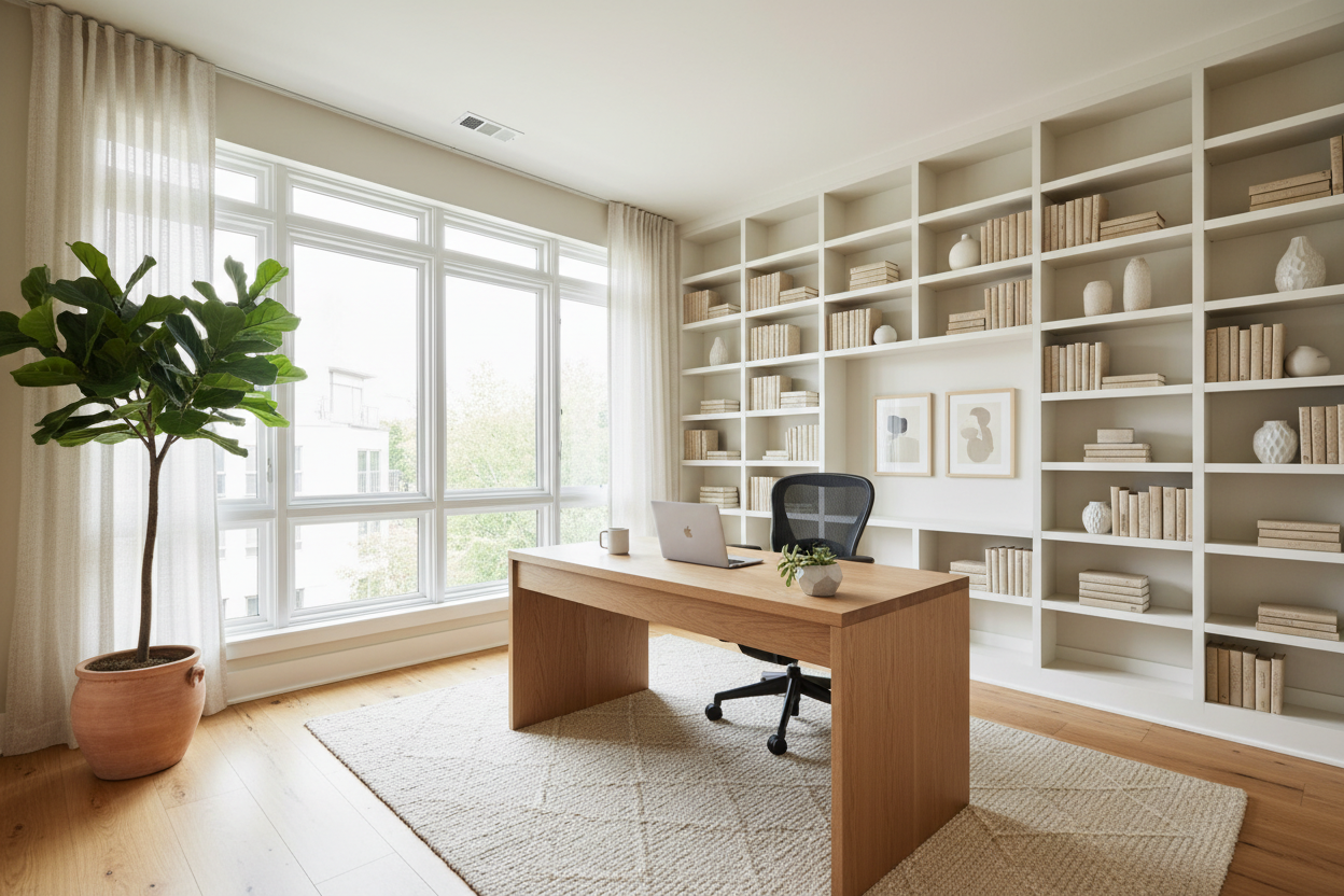 How to Stage a Home Office That Buyers Actually Want