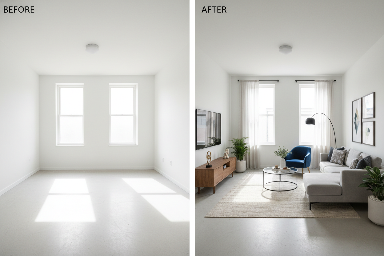 How AI Virtual Staging Works: From Photo to Photorealistic Room in Seconds