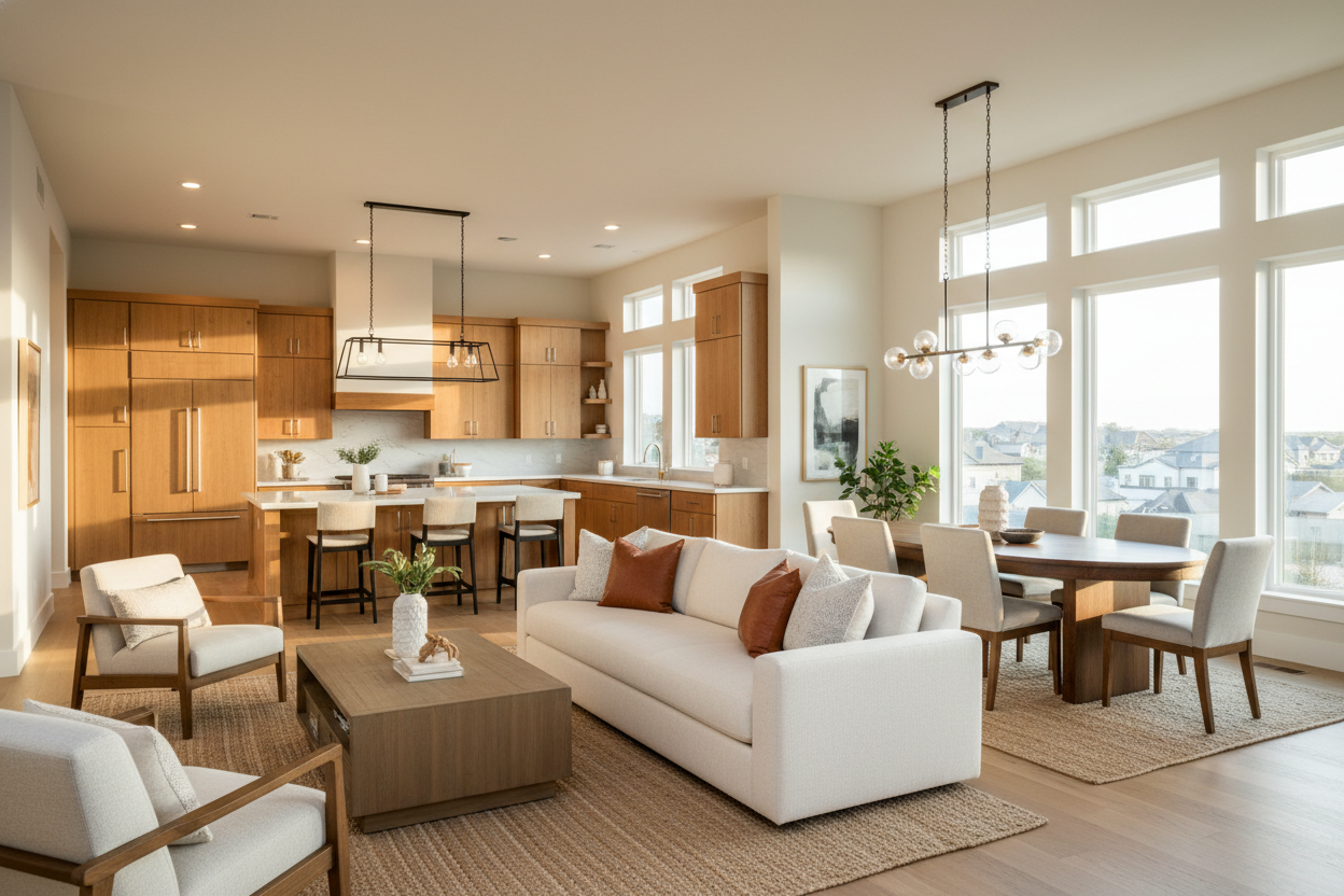 Open Concept Staging: How to Style Connected Spaces That Flow